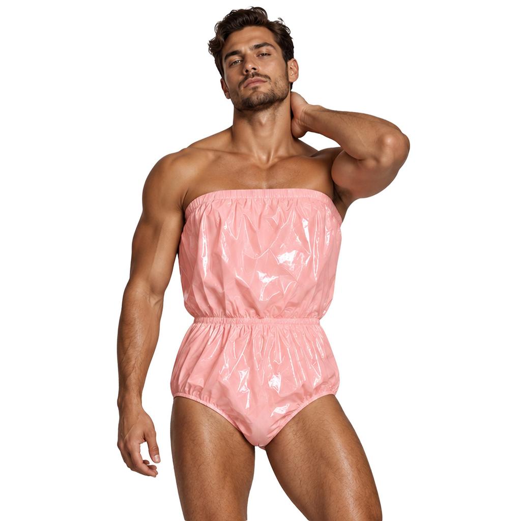 Men Waterproof Strapless Lingerie Bodysuit