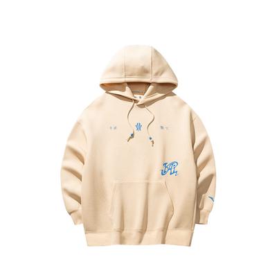Anta Comfortable Casual Simple Hooded Loose Sweatshirt Unisex Sweatshirt Chestnut Khaki 172511707-1