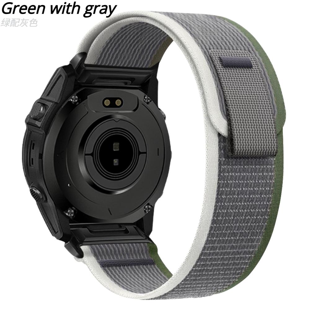 20mm 22mm 26mm Smyčka Nylonový Rychloupínací Řemínek pro Garmin Fenix 7X 7 Pro Fenix 6X 6 5X 5Plus Tactix 8 Forerunner 965 955 Enduro 2