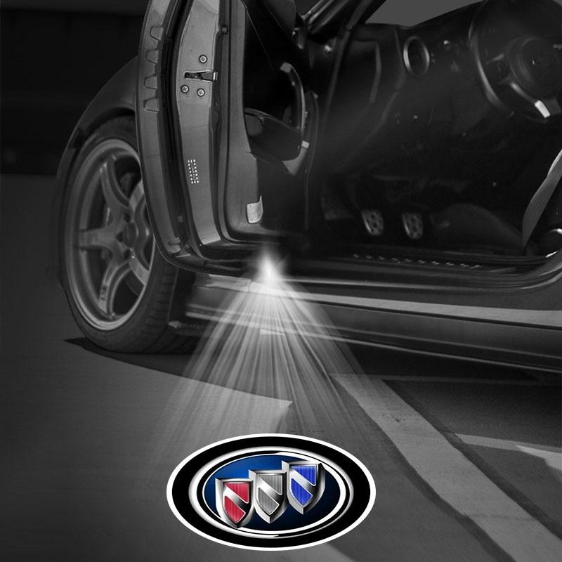 HD LED Welkom Licht Auto Deur Projector Lampen Auto Accessoires Voor Buick Regal Lacrosse Avenir Envision Angkola Electra Anthem Cascada Avista Riviera