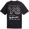 Y-3 Short-Sleeve Tee Black Unisex Tops KB2608