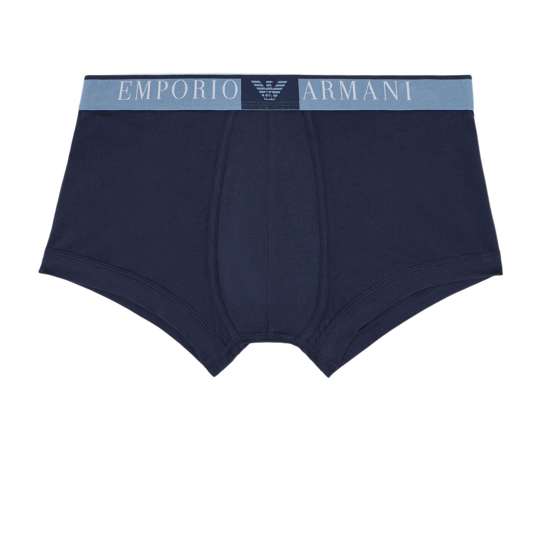 

Emporio Armani Мужские боксеры с принтом логотипа, хлопок стрейч, темно-синие 1118664F52500135 L