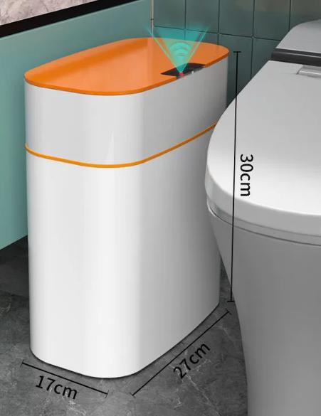 16L Smart Trash Can Automatically Pack Contact-free Non-dirty Hand Storage Box USB Charging Induction Waste Bins Garbage Bin