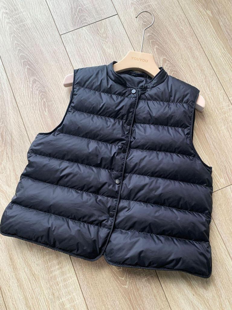 Women's 95% White Duck Down Lightweight Vest - 2025 Autumn/Winter Casual Wear