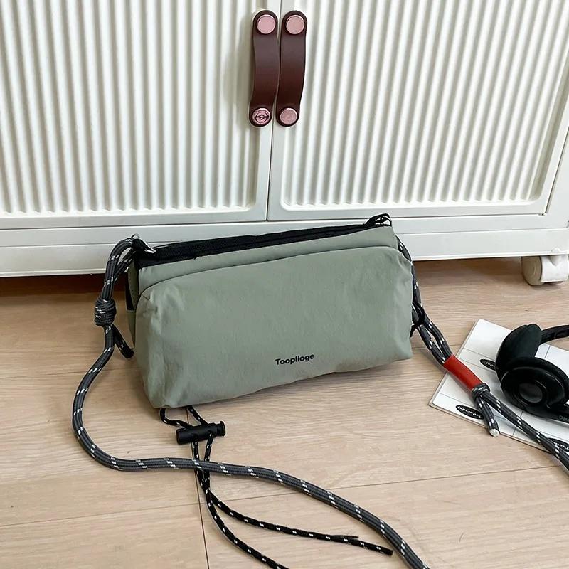 Korean Style Lightweight Waterproof Crossbody Bag Multifunctional Water Bottle Holder Single Shoulder Purse
