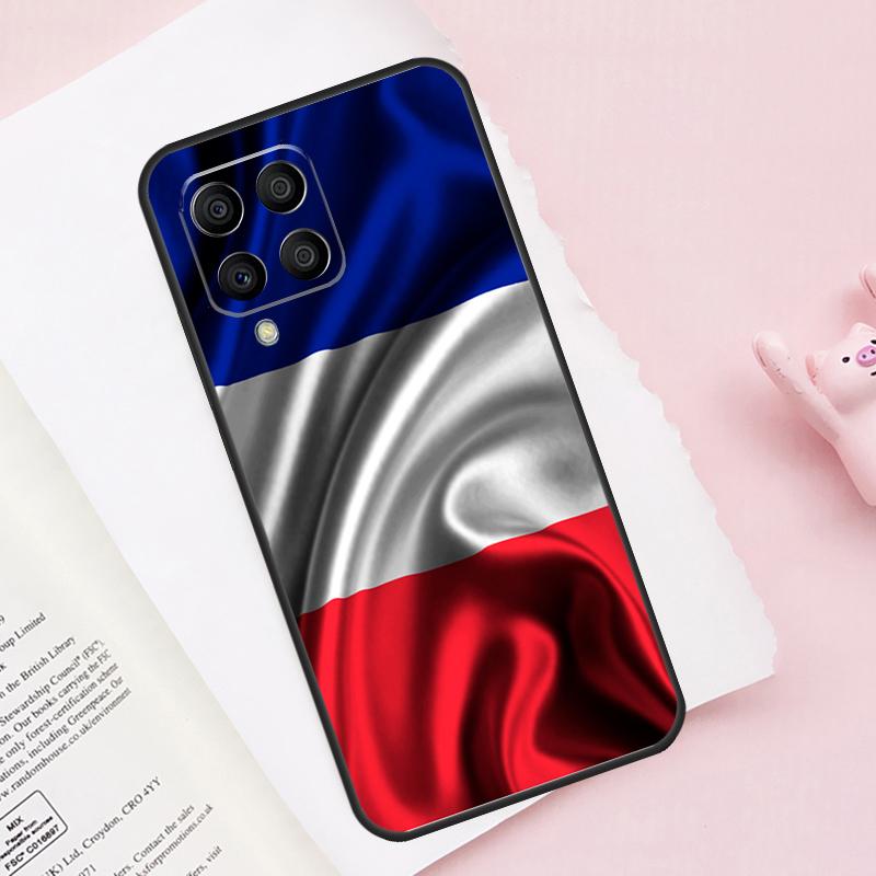 

France Flag Case For Samsung Galaxy M15 M35 M55 M51 M31 M21 M11 M16 M36 M56 M53 M12 M32 M52 M14 M34 M54 Samsung M21