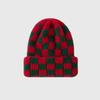 Nuovo Berretto Invernale a Quadri Giapponese Coreano con Teschio Berretto Lavorato a Maglia per Donna Ins Marchio di Lusso Y2k Berretto Cappello Caldo Pesante Cappellino Casual