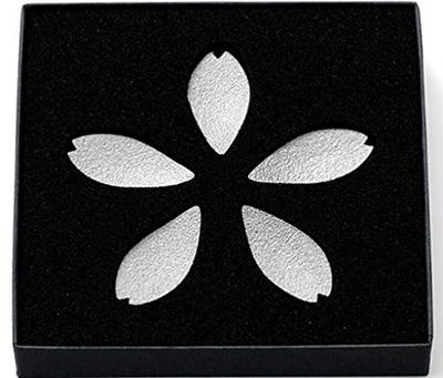 [Nousaku Washi Paper Wrapping] Chopstick Rest - Sakura - 5 Pieces