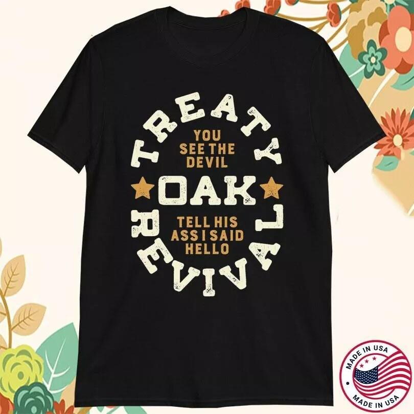 

Treaty Oak Revival Black Heavy Size S-4XL T-shirt Tops Tee XL