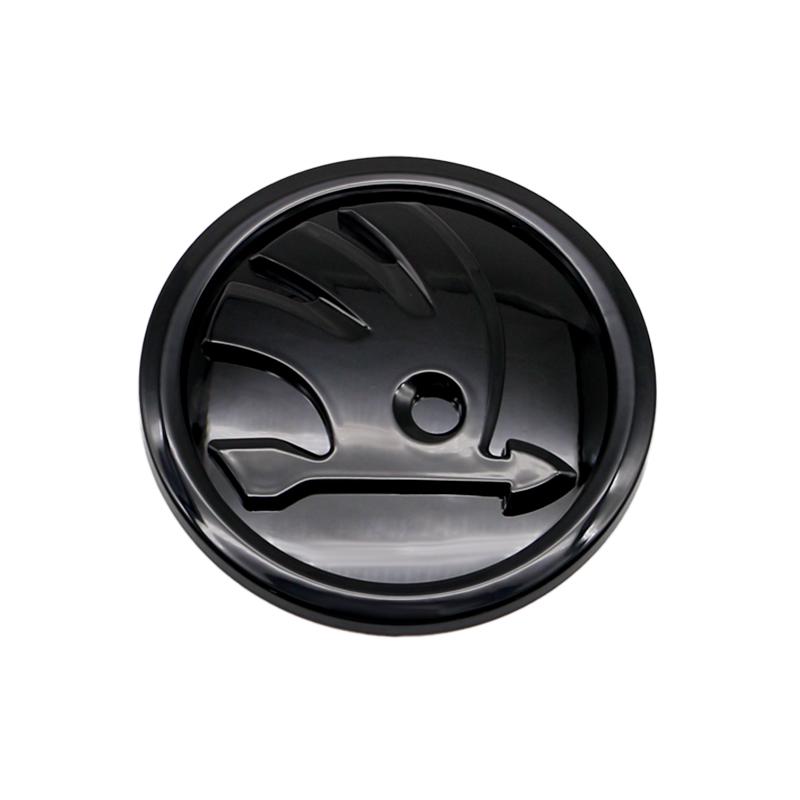 2025 New 8cm 9cm 10cm Emblem Car Front Hood Badge Rear Trunk Sticker For Skoda S Skoda Kodiaq Fabia Kamiq Karoq Octavia 3 A5 Rap