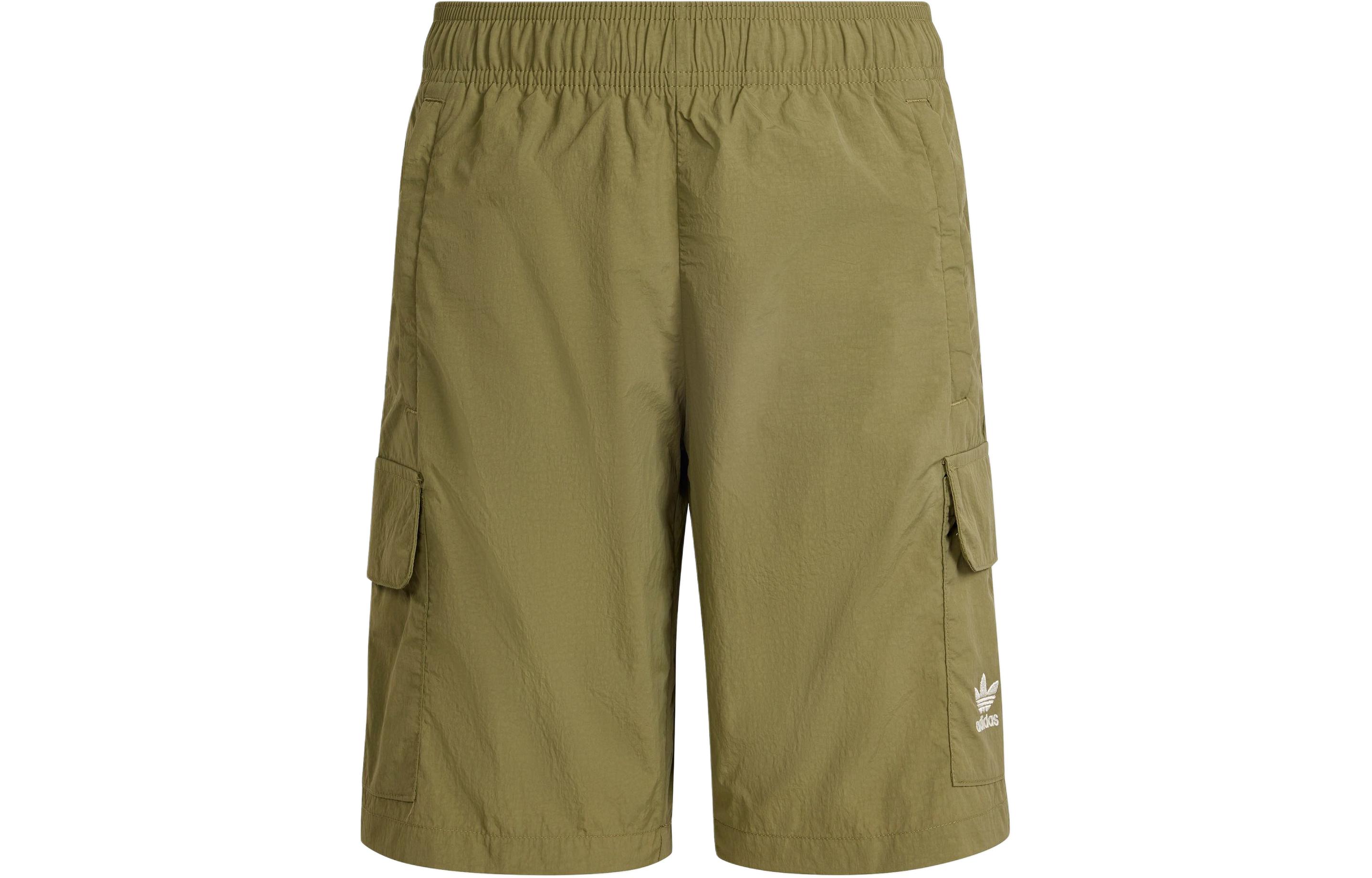 Adidas Originals Adicolor CARGO SHORTS Teenagers Dark Olive Green IP3064 152
