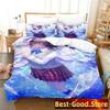 Heaven Burns Red Anime Printed Bed Set Duvet Cover Pillowcase Bedding Set Bed Linen Sheet Quilt Cover Full Queen King Size