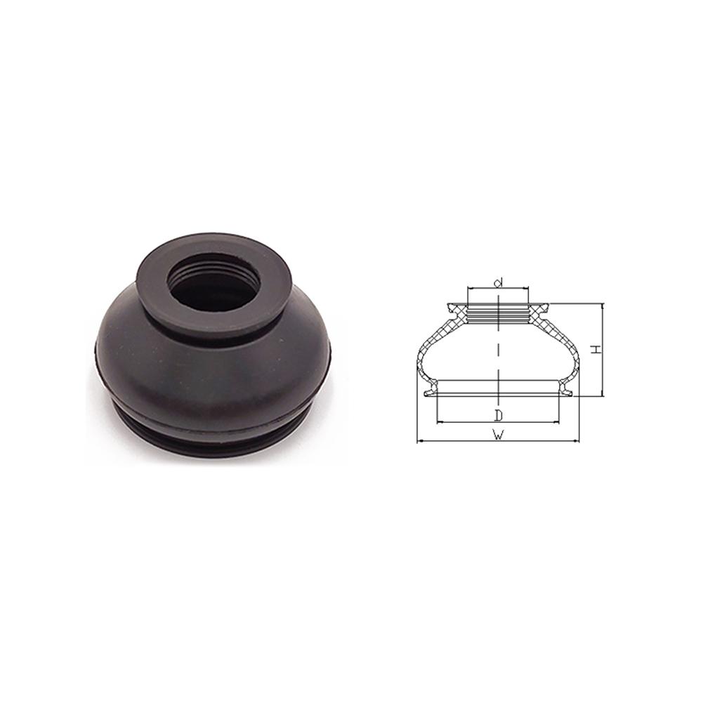 2X High Quality Rubber Dust Cover and Ball Joint Boots Track Rod End