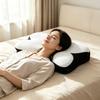 Ergonomic Contour Memory Foam Pillow, Slow Rebound Neck Support Pillow with Detachable Washable Pillowcase, 60×35cm for Side Back Stomach Sleepers