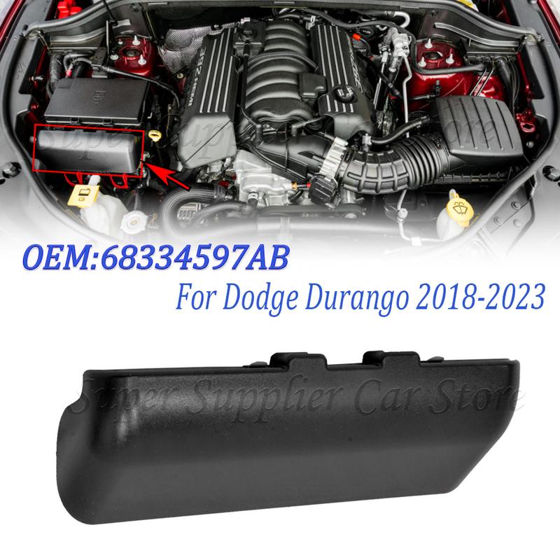 1PC Car Engine Control Module Cover Protective Cover Cap Lid 68334597AB For Dodge Durango 2018