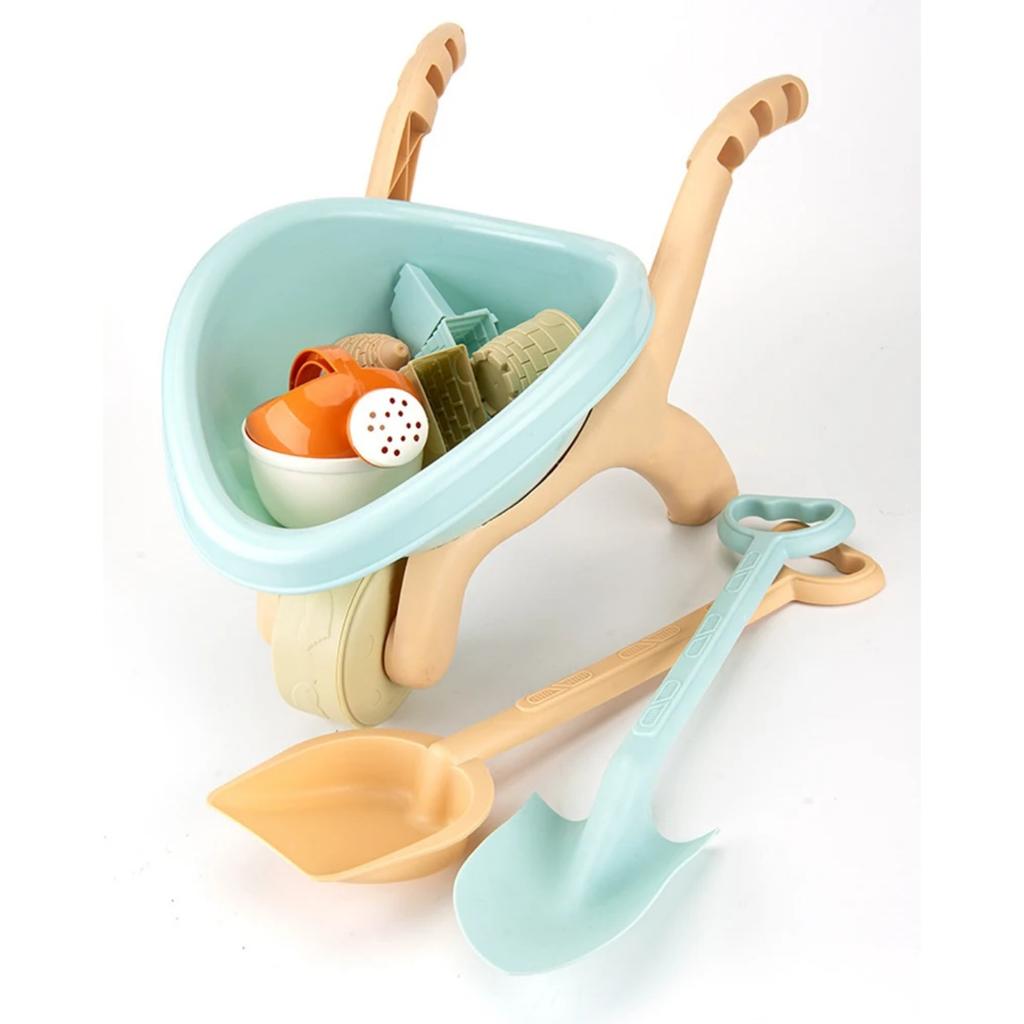 Kids Trolley Beach Toys Play Sand Water Game Sandbox Molds Castle Shovel Watering Summer Outdoor Playa Tools Sand Toys for Baby