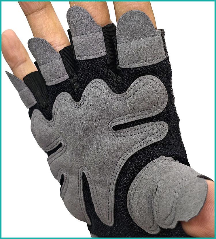 Breathable Quick-Dry Half-Finger Summer Sports Gloves with Velcro
