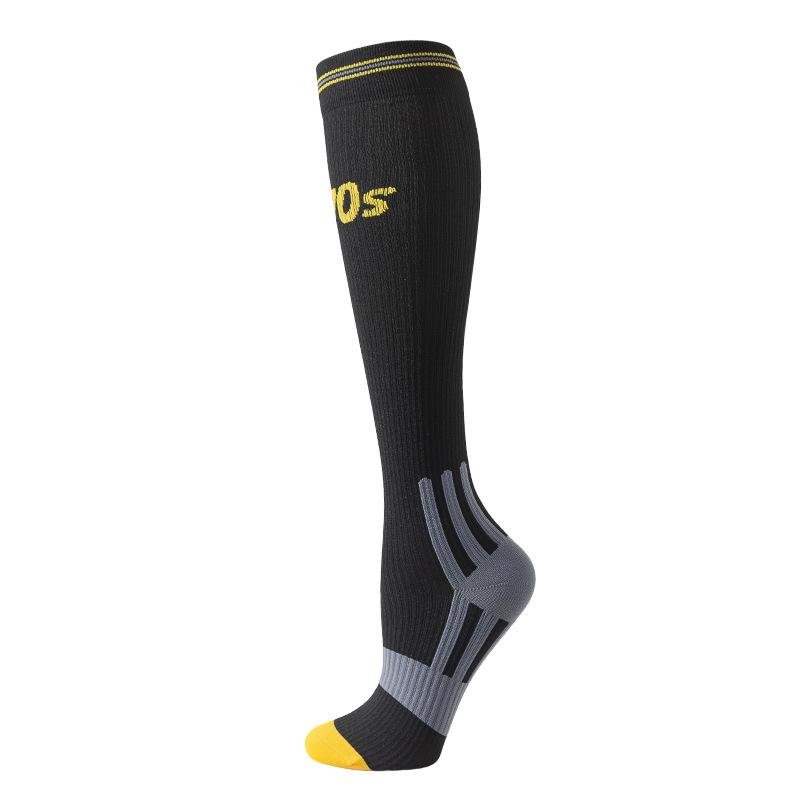 Socken Damen Sport Drucksocken Frühlingsstrümpfe Schweißabsorbierende rutschfeste atmungsaktive Deodorant-Kompressionssocken Wadensocken