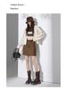 Chic Spicy Girl A-line Mini Skirt: Sexy, Versatile, Anti-exposure, Slimming Autumn/Winter Fashion.