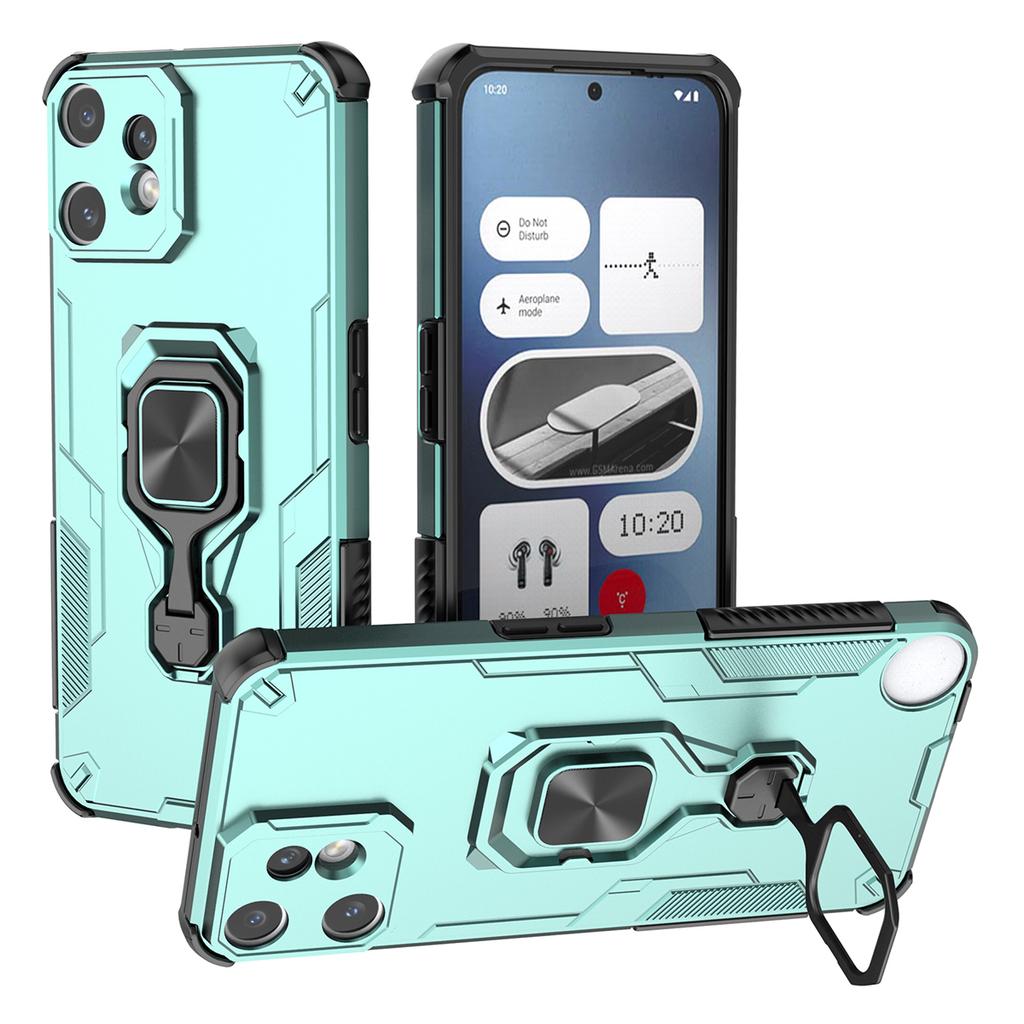 For Nothing CMF Phone 2 Pro Case Rotatable Ring Kickstand PC+TPU Shockproof Phone Cover