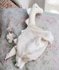 HANDMADE DINUŚ MUSLIN CUDDLY TOY vanilla beige + Tinkerbell