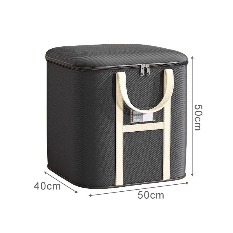 Large-capacity Storage Bag Bedroom Clothing Bedding Storage Bag with zipper Wardrobe Organizer Non-woven Quilt dust-proof Bag