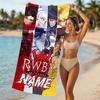 Customizable Personalized Beach Towels RWBY Volume Themed designs.Suitable for the Beach, Yoga, Sports;ideal As Beach Accessories