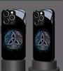 Celtic knot decorative pattern glass Phone Case  for iPhone 17 16 15 14 13 12 11 Pro Max Plus, as a shock-proof Cover