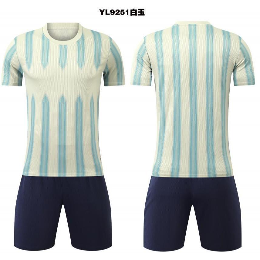 Football Jersey Set Men'S And Women'S Sports Training Jersey Team Jersey Short-Sleeved Jersey