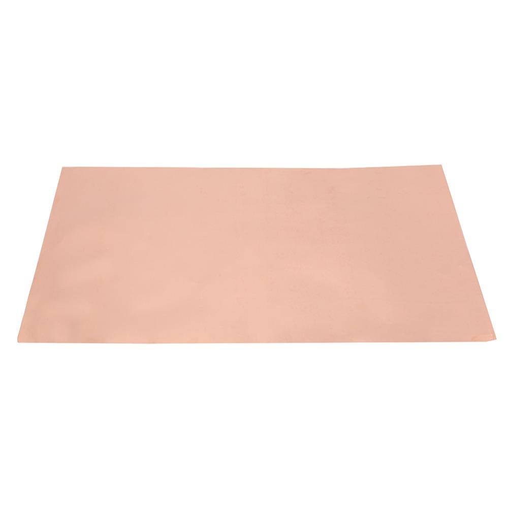 10Pcs 30x20cm Copper Foil Tape Single Side Conductive Copper Foil Sheet Shielding Tape For Guitar