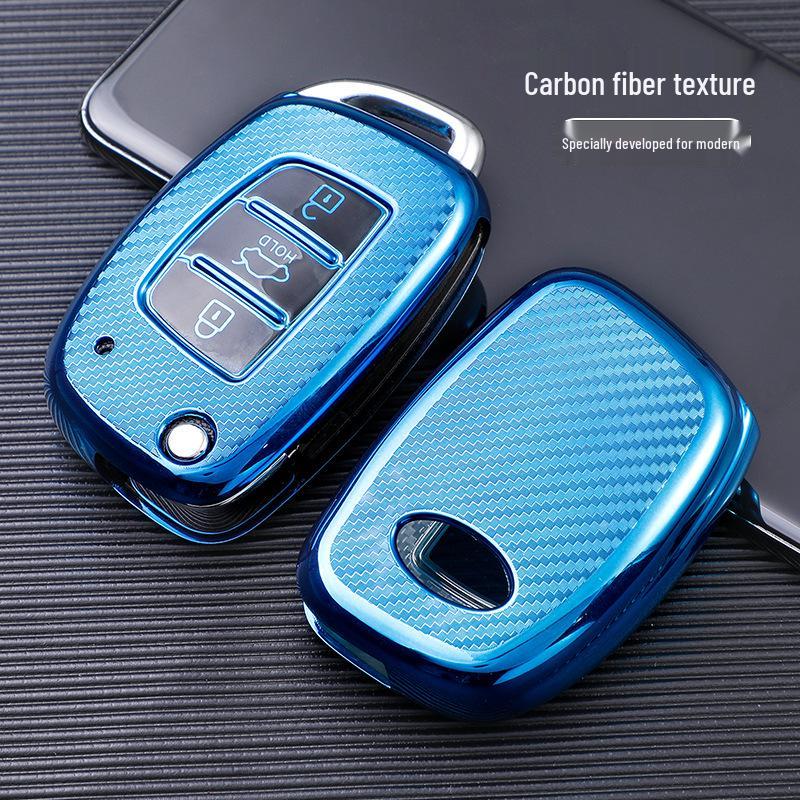 Skyddsskal för 2020 Hyundai Elantra Nyckel - Vikbart Nyckelfodral med Spänne för Nya Reina Verna