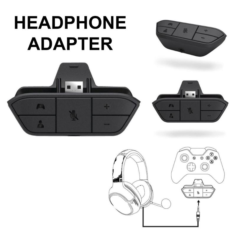 Gaming Headsets Adapter for Controllers, Simple No USB Cable Included