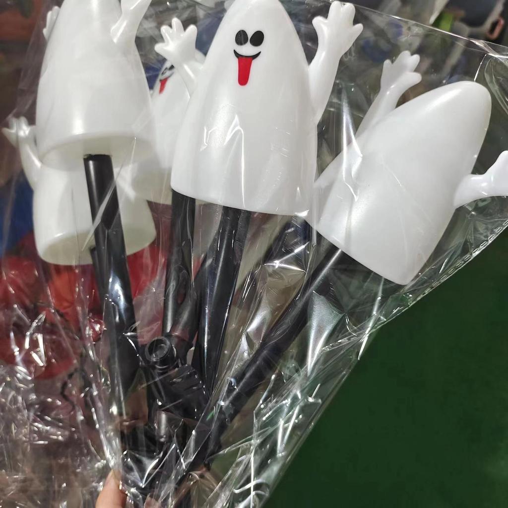 Halloween Solar Pumpkin and Ghost Outdoor Waterproof Garden Lights