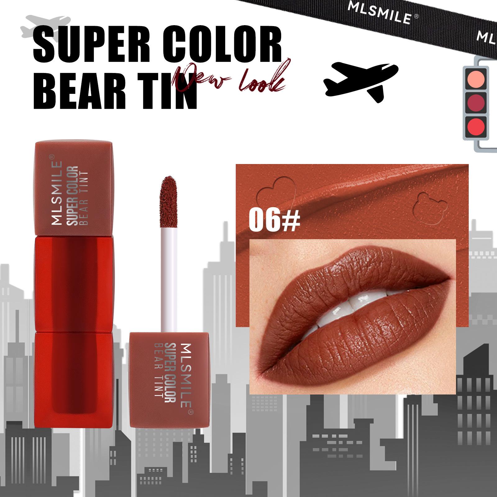 

6 Colors Velvet Matte Liquid Lipstick Waterproof Red Lip Gloss Long Lasting Non-stick Cup Lip Mud Sexy Women Lip Glaze Cosmetics