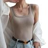 Women's Plus Size Slim Fit Padded Camisole Vest - Covers Underarm Fat, Wear Alone or as Base Layer for Spring/Summer.