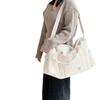 Korean INS-Style Embroidered Travel Bag: Large Capacity, Lightweight, Versatile Handbag