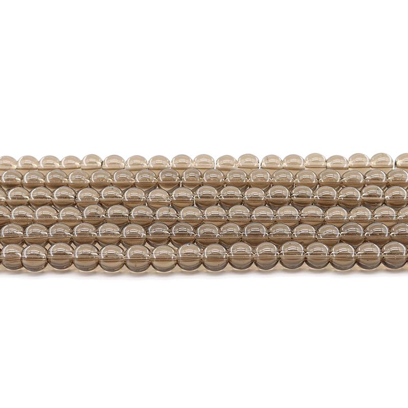 Brown Glass and Crystal Natural Stone Beads for DIY Jewelry Making Accessories