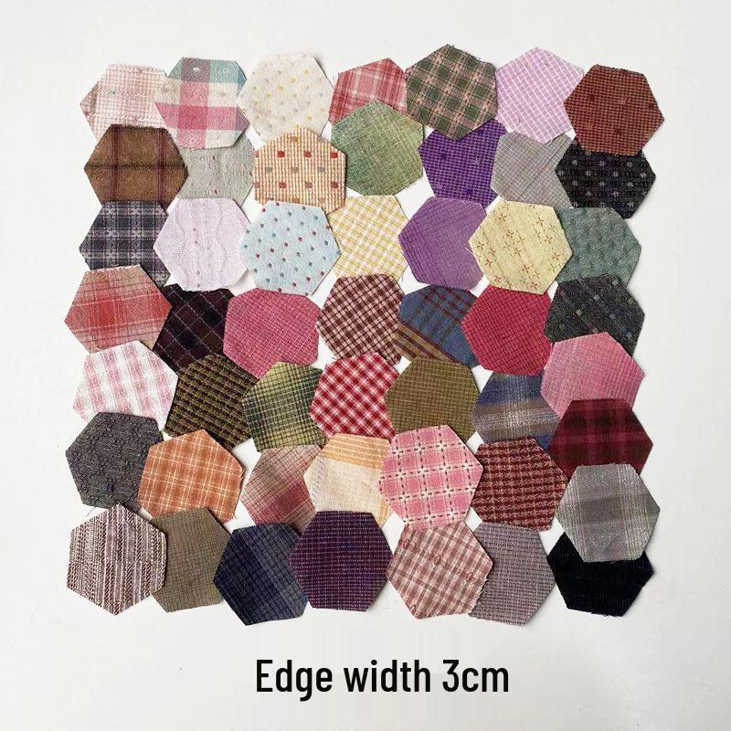 Pre-dyed Small Fabric Scraps for Doll Clothes and Patchwork Quilts with Needle by Hai Leide Zhu