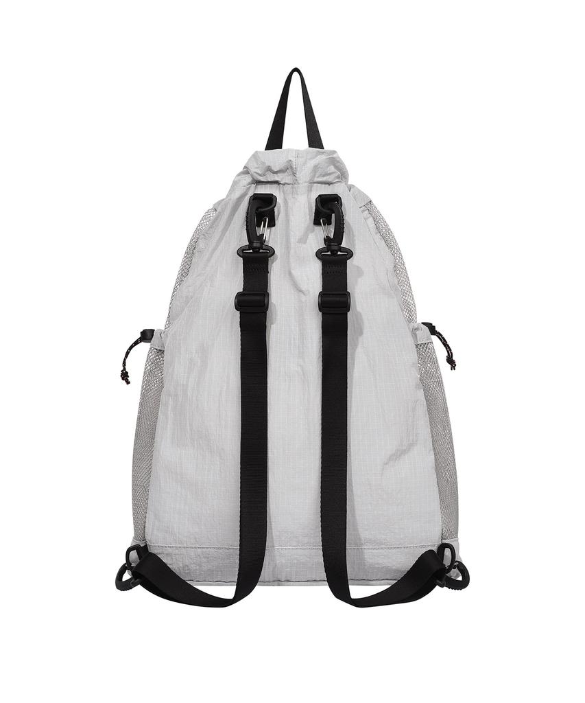 Wacky Willy String Draw Light Backpack Grey