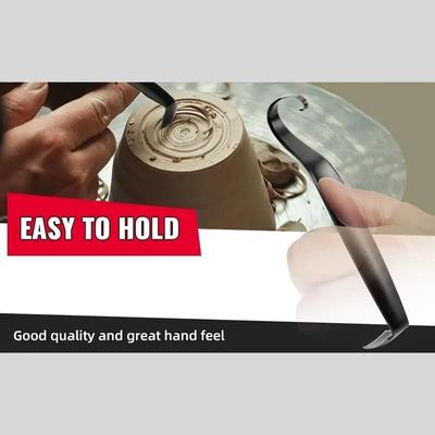 Double Ended Pottery Trimming Tool Stainless Steel Clay Sculpting Tool Multi-Function Pottery Carving Tool For Artists Carving