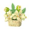 Compatible Building Block Flower Basket Potted Plant Children Assembled Building Block Flower Desktop Immortal Flower Ornament Model Girl Toy