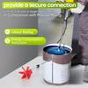 6-Pack Helix Paint Mixer Attachment for Drill - 11.8" Industrial Stirrer Paddle, 1 to 5 Gallon Epoxy Resin Mixer