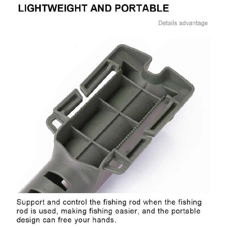 Plastic Wader with Poles Inserter Adjustable Fishing Rod Holsters for Casting Reel Waist Wading Belt Waist Belt Rod Holder