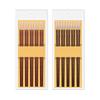 Natural Wood Non-slip Chopsticks Set (5 Pairs)