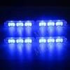 Car Strobe Lights LED Lights 4*3 Cigaretteer Grill Lamp Motorcycles Flasher Fso Stroboscopes Flashlight 12V Car Accessories