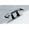 17CM Car Mini Tail Wing Carbon Fiber Look Modified Tail Wings Simple Model Auto Rear Spoiler Decoration Car Accessories