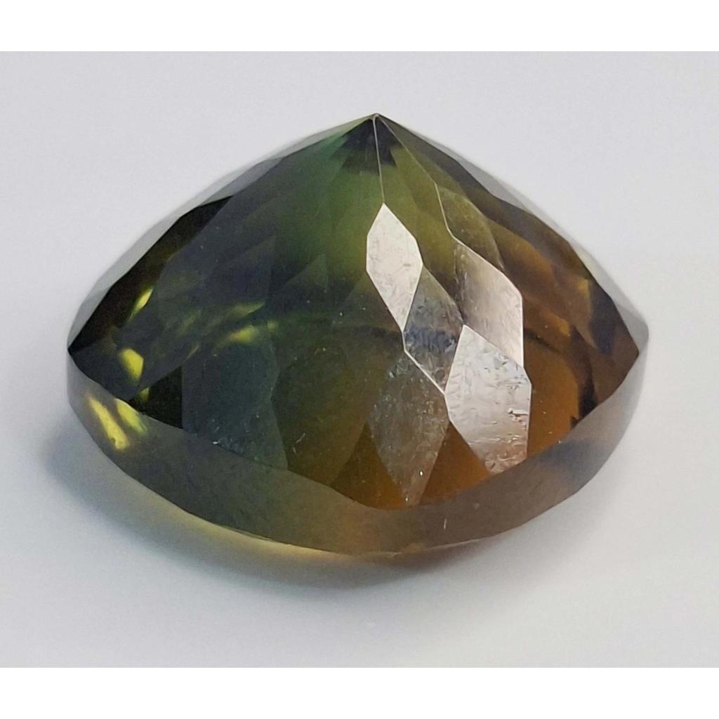 Cushion Cut Bi-Color Tourmaline 12-14 Ct Stunning Certified Loose Gemstone