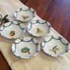 Waza no Kura Small Stylish Kutani Ware Small Set of with Fruit Japanese Side Made in Japan Bowls, Bowls, 5, Designs, Ceramic, Tableware, Plates,