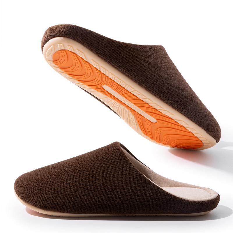 

Японские бесшумные тапочки женские домашние для заточения нескользящие на четыре сезона для деревянного пола мягкая подошва хлопковые тапочки осень и зима 44-45 [positive code]