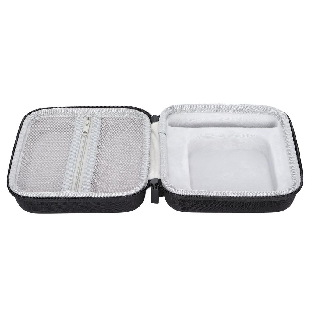 Hard Travel Carrying Case Wear Resistant Protective Bag with Silicone Handle for IOS TV 4KBlack
